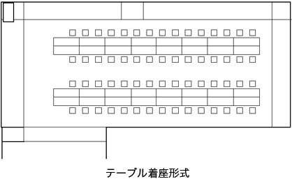 テーブル着座形式