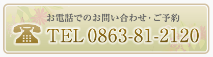 dbł̂₢E\ TEL 0863-81-2120